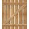 Ekena Millwork Spaced Board-n-Batten Shutters w/Z-Bar, Rough Sawn Western Red Cedar, 34 3/4W x 40H, PR RBS06Z35X040RWR - alternate 3